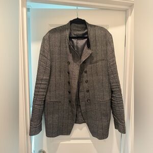John Varvatos Linen Blend Jacket